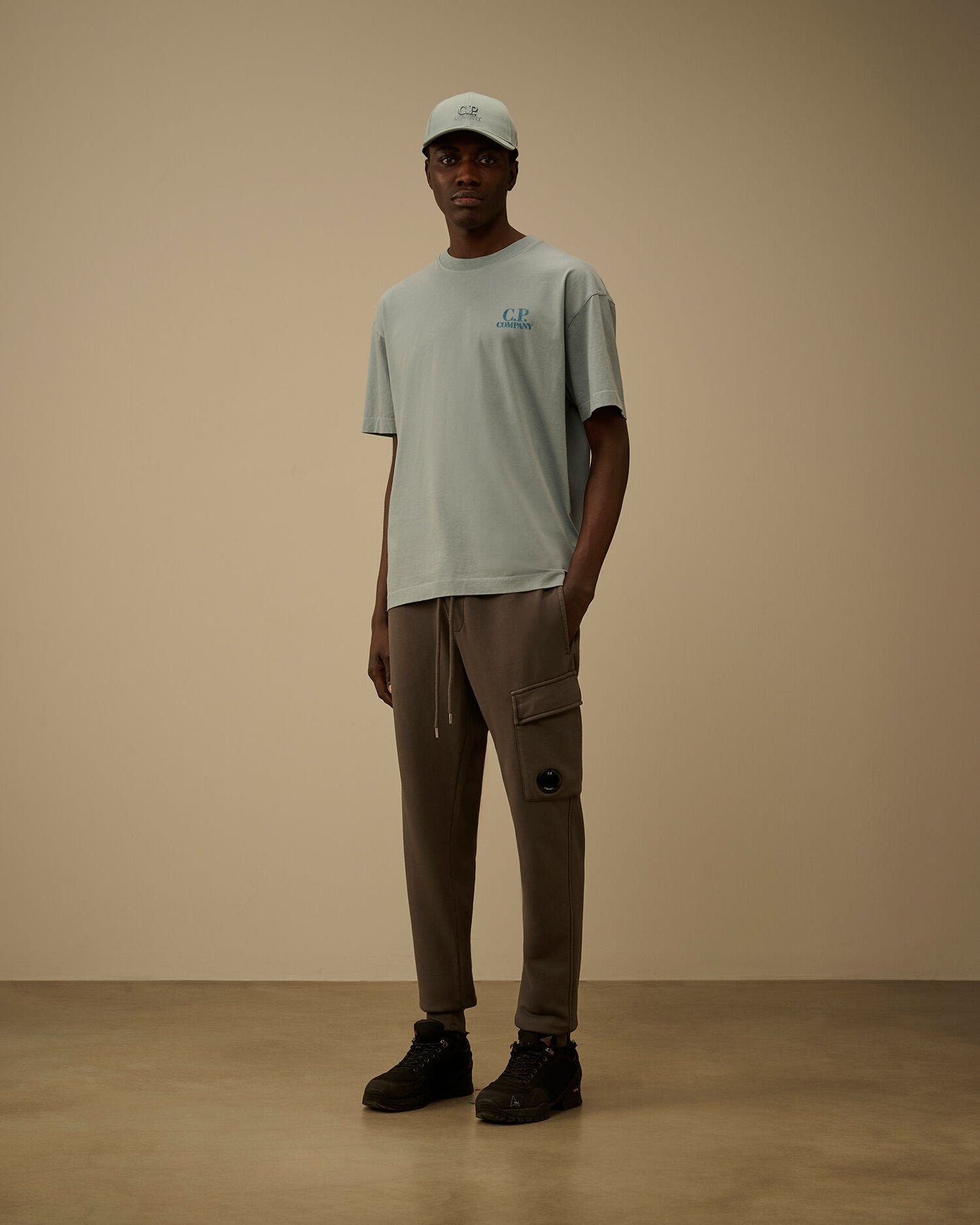 30/1 Jersey Comfort Logo T-Shirt, SILVER BLUE