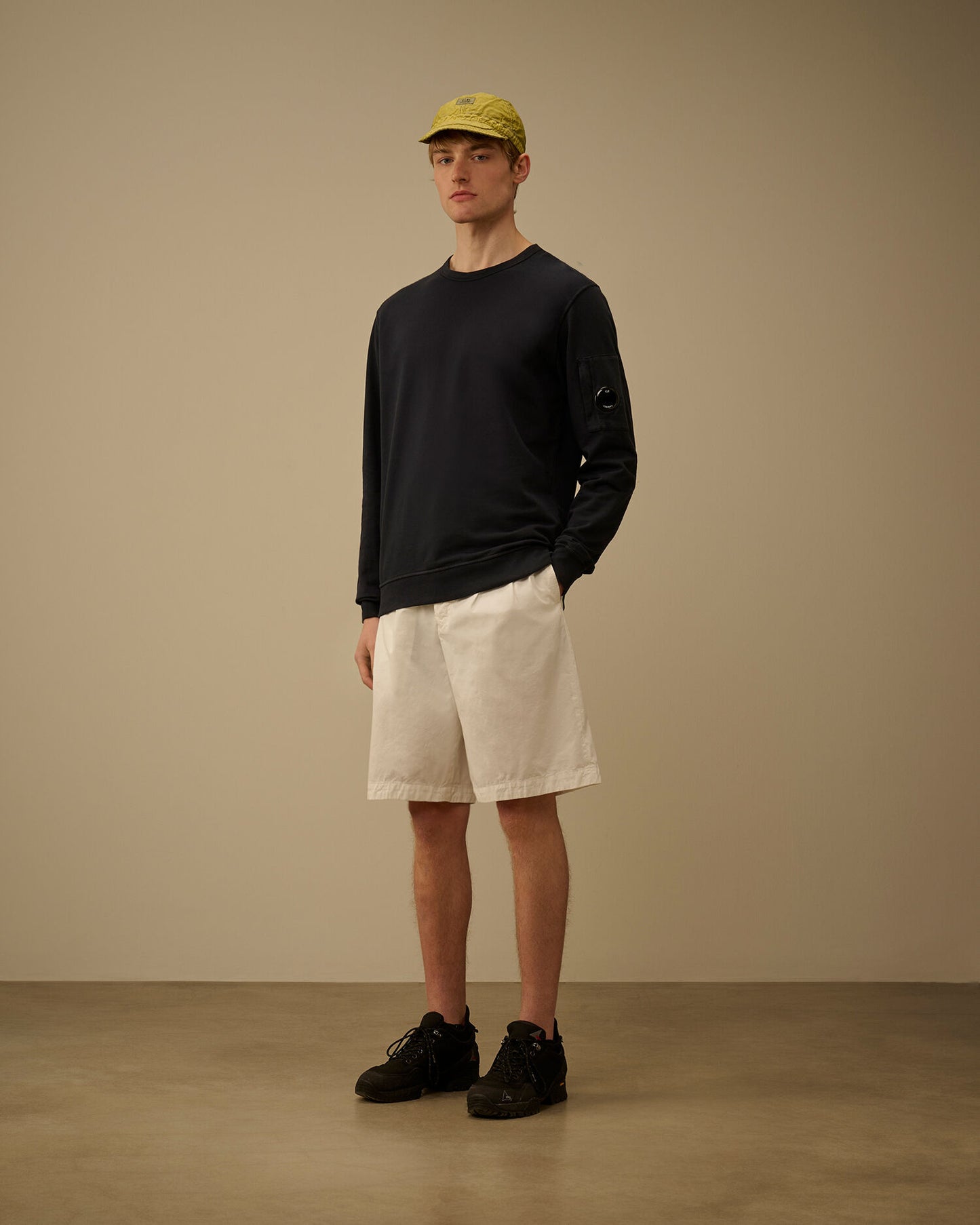 Light Fleece Crewneck Sweatshirt, TOTAL ECLIPSE - BLUE
