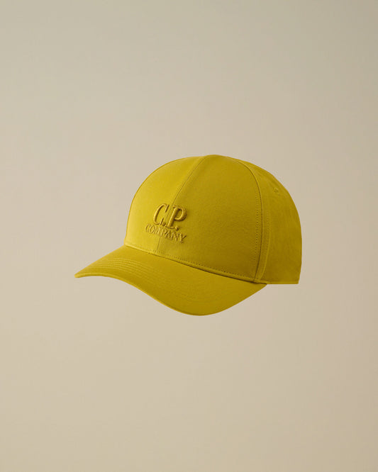 Gabardine Logo Cap, ANTIQUE MOSS -YELLOW