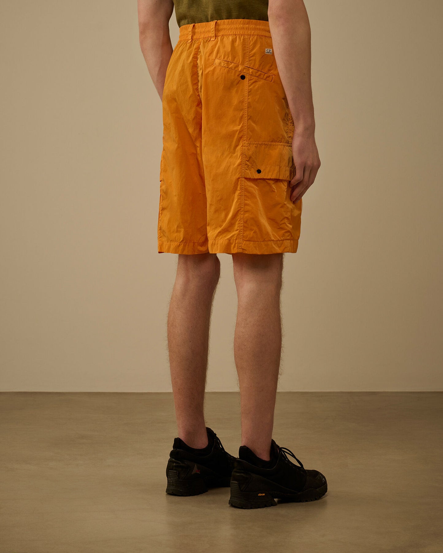 Chrome-R Lens Boxy Cargo Shorts, DESERT SUN - ORANGE