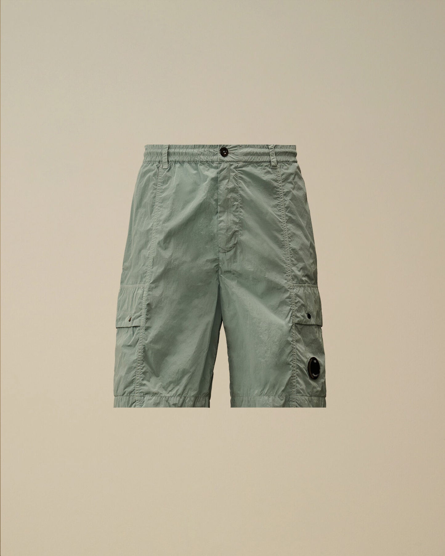 Chrome-R Lens Boxy Cargo Shorts, SILVER BLUE