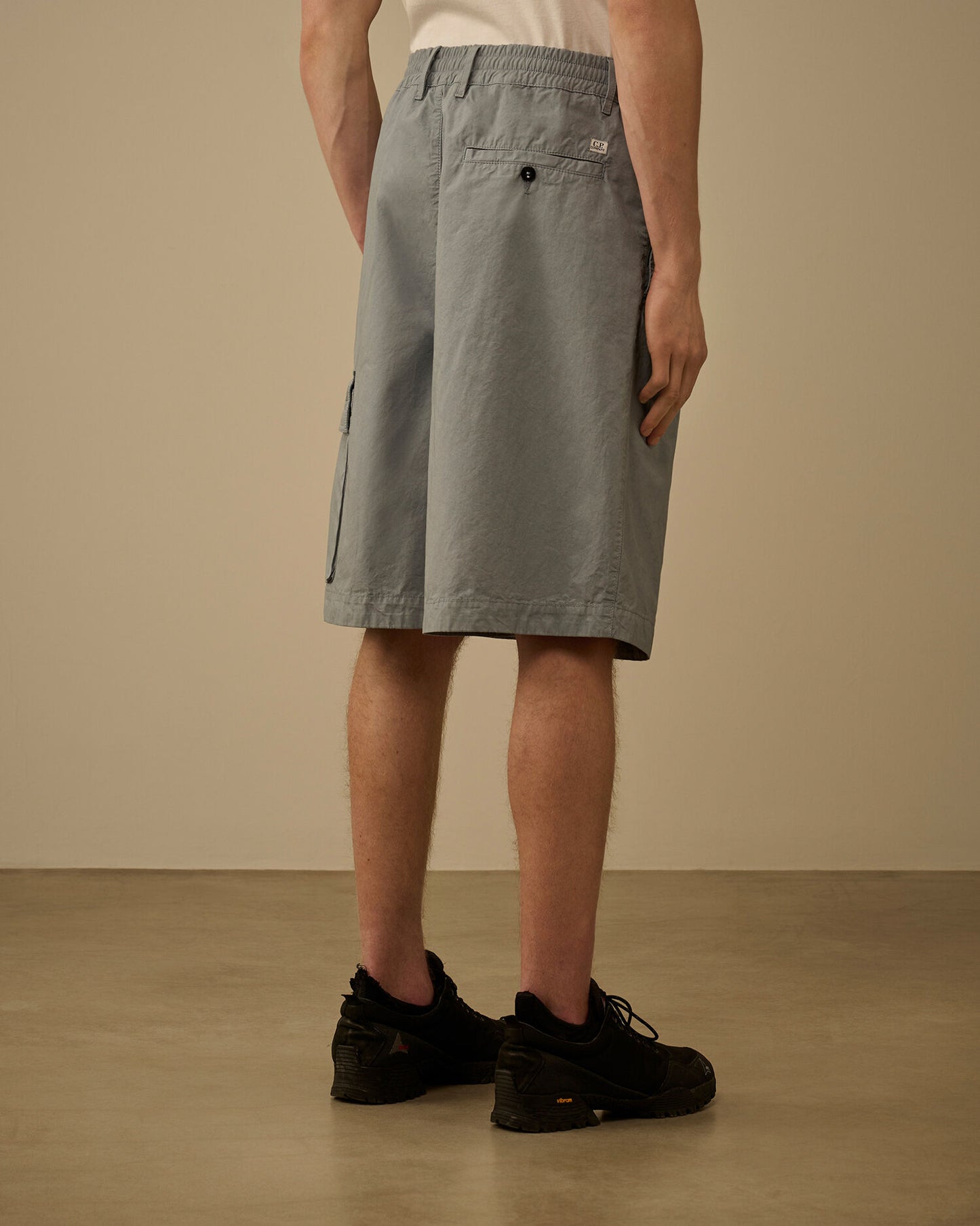 Micro-Reps Boxy Lens Shorts, SILVER BLUE