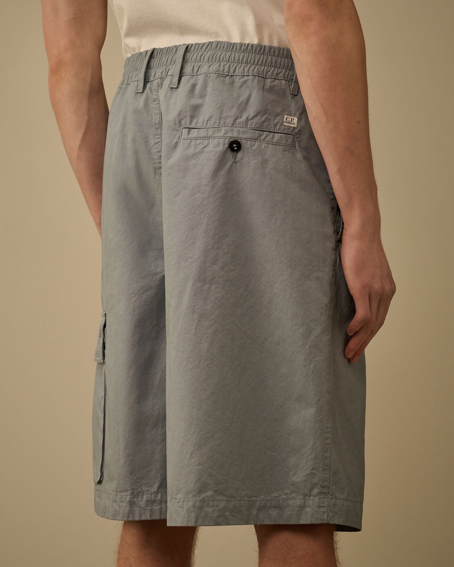 Micro-Reps Boxy Lens Shorts, SILVER BLUE