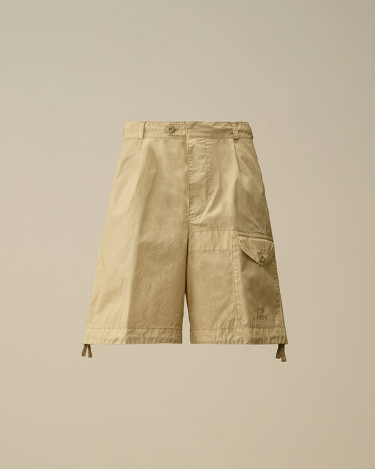 50 Fili Wax Cargo Shorts, FROZEN DEW - WHITE