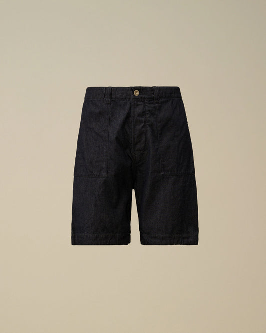 3/1 Denim Shorts, DENIM - BLUE