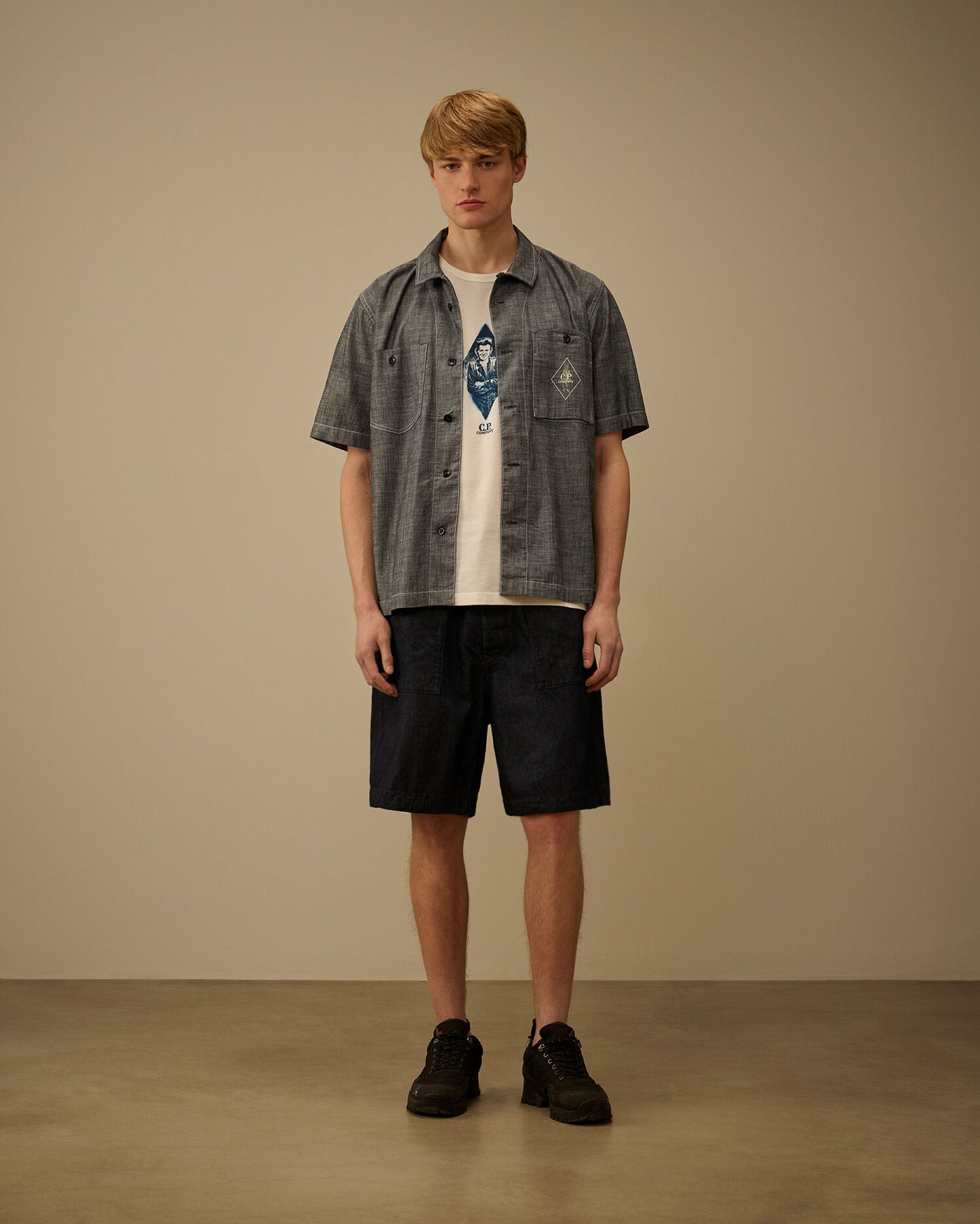3/1 Denim Shorts, DENIM - BLUE