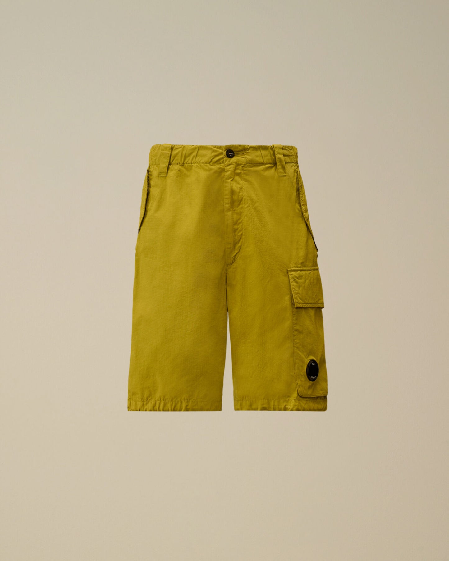 Cotton Rip-Stop Loose Lens Cargo Shorts, BURNISHED GOLD - YELLOW