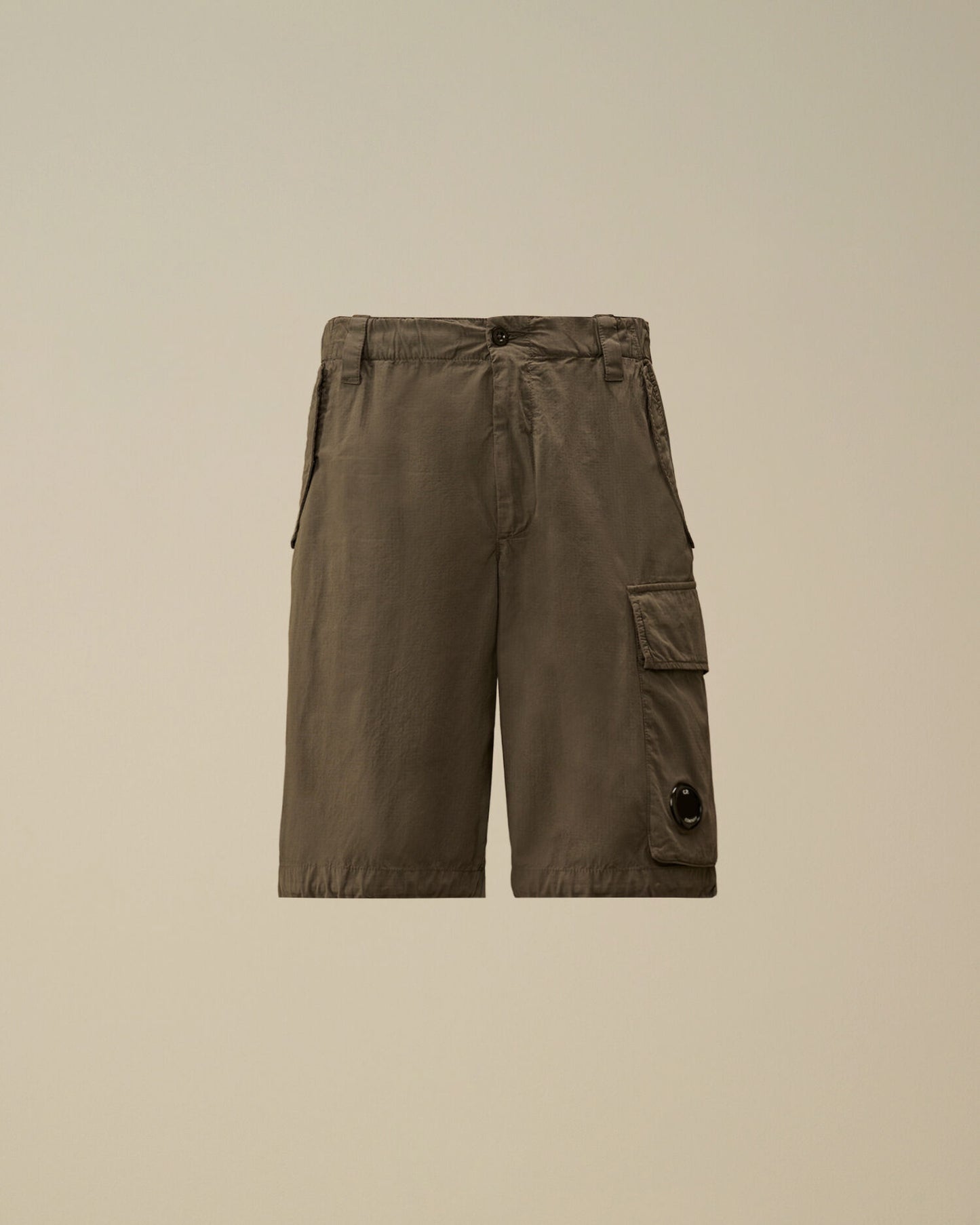 Cotton Rip-Stop Loose Lens Cargo Shorts, GUNMETAL - GREY
