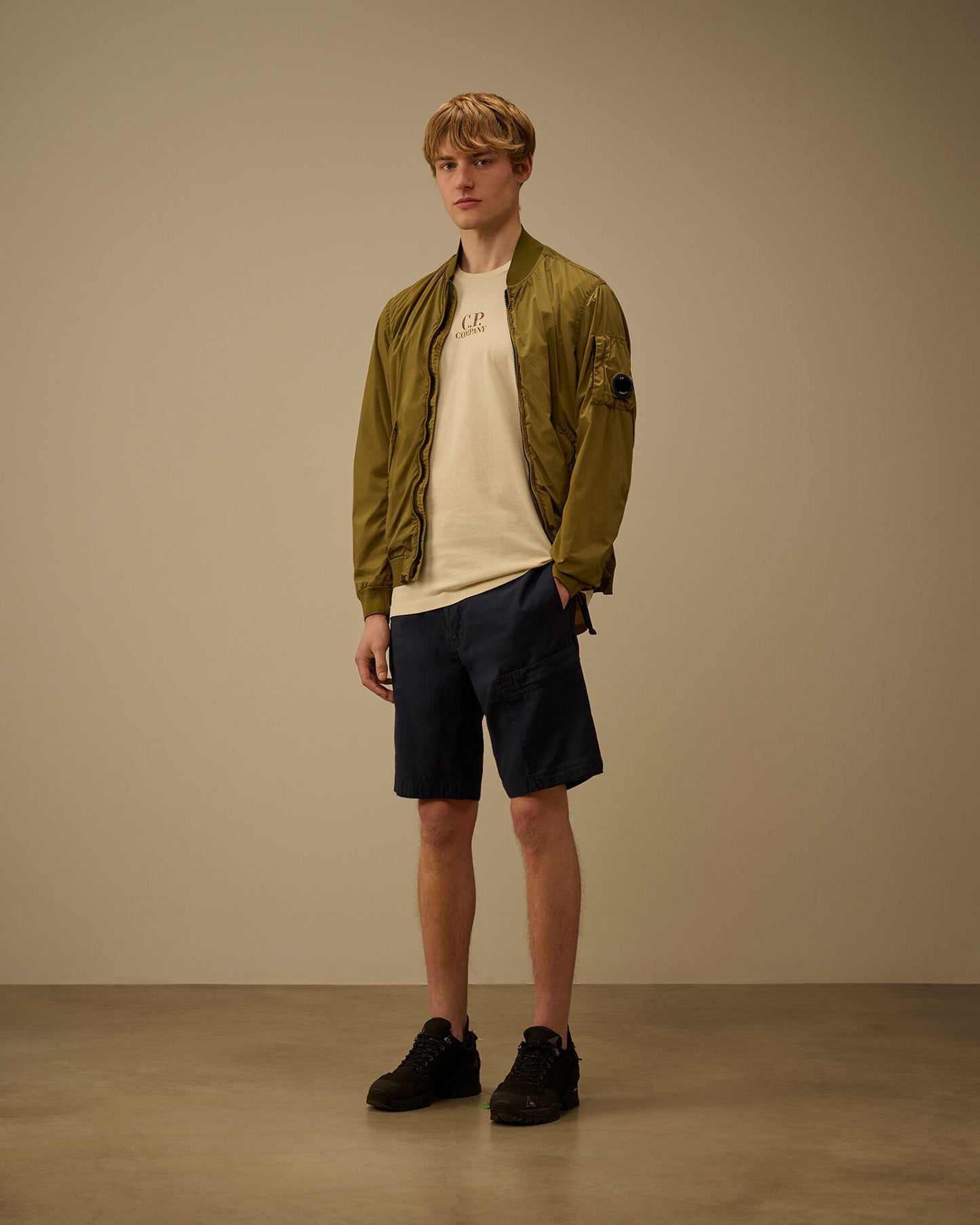Ottoman Regular Cargo Shorts, MIDNIGHT NAVY - BLUE