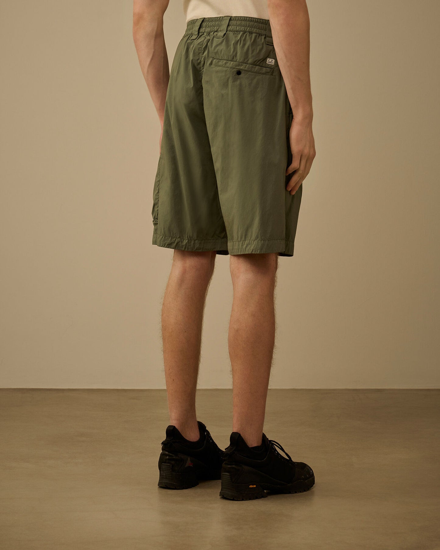 50 Fili Stretch Loose Lens Cargo Shorts, LAUREL WREATH - GREEN