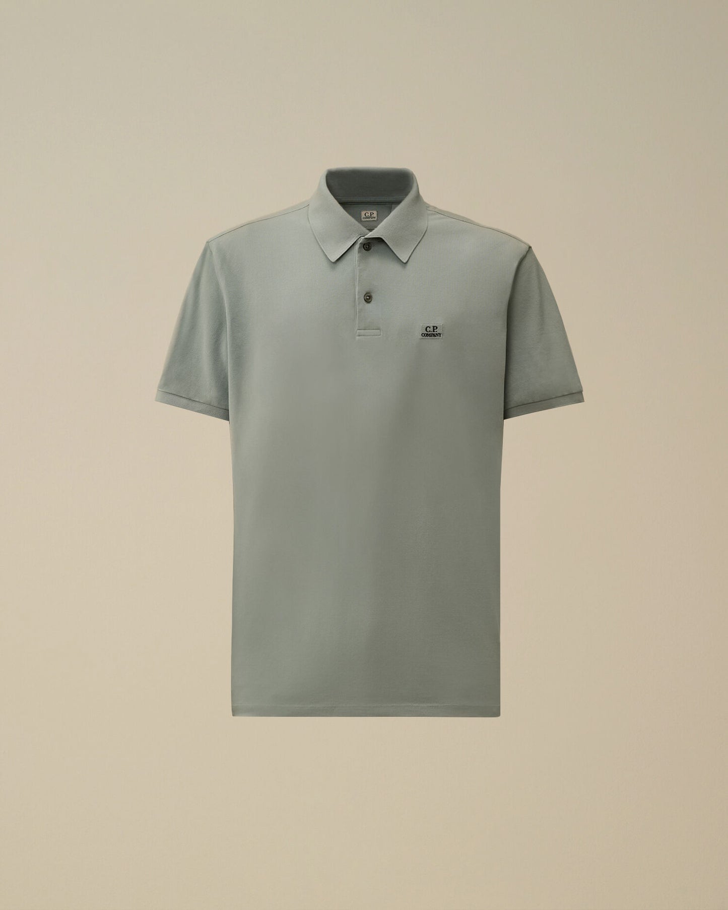 Stretch Piquet Short Sleeve Point Collar Polo, SILVER BLUE