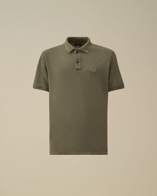 24/1 Piquet Pigment Dyed Short Sleeve Polo, GUNMETAL - GREY