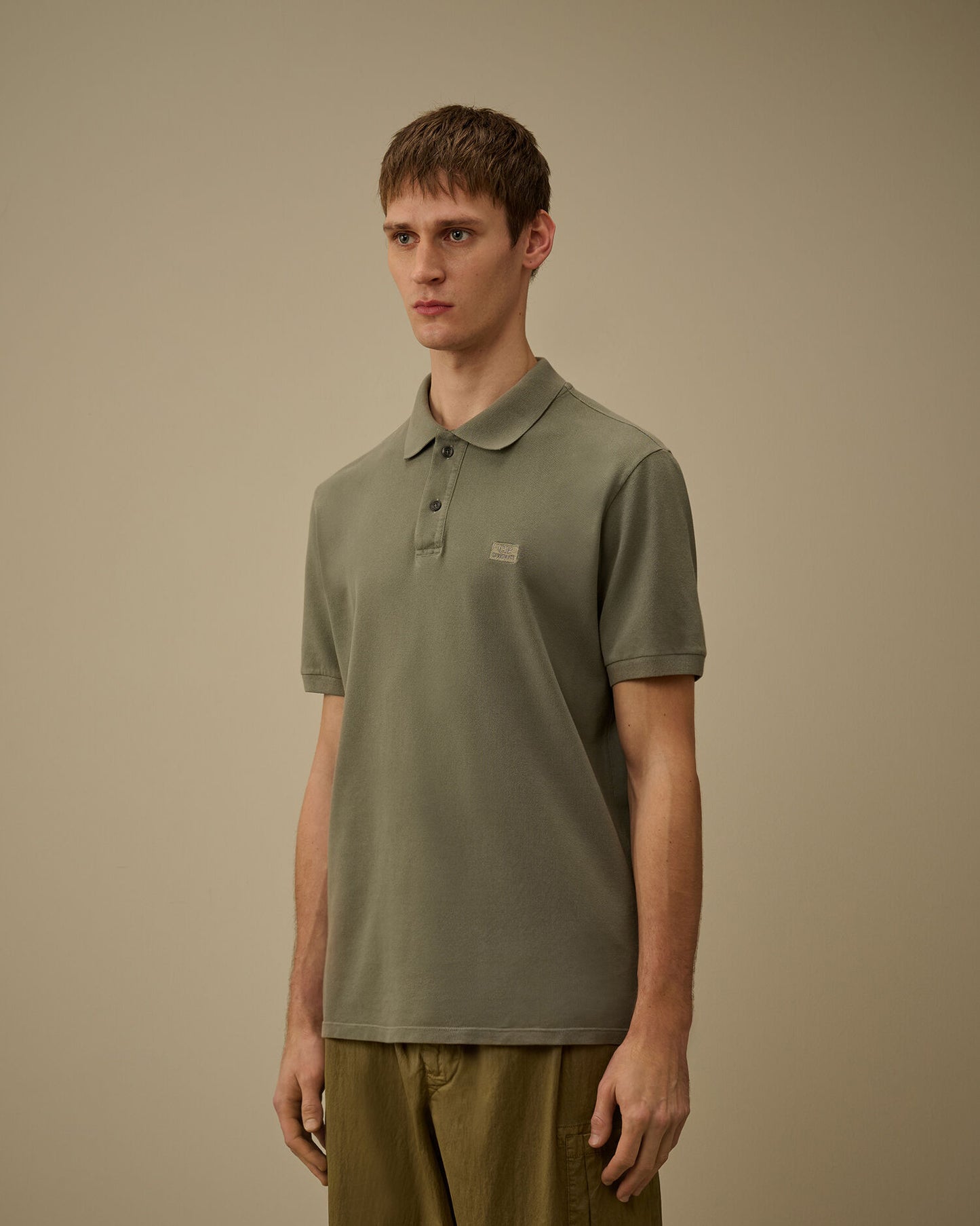 24/1 Piquet Pigment Dyed Short Sleeve Polo, GUNMETAL - GREY