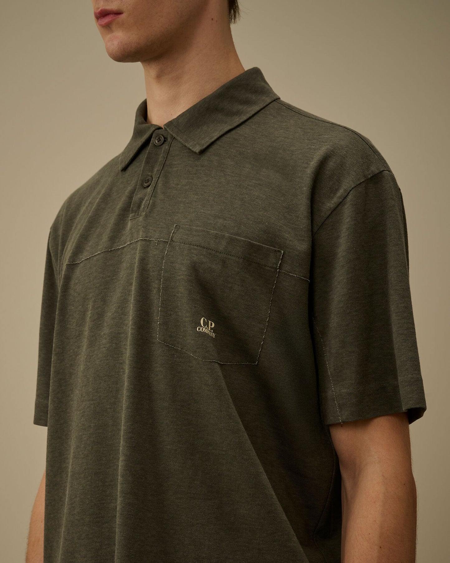 20/1 Jersey Plated Polo, GUNMETAL - GREY