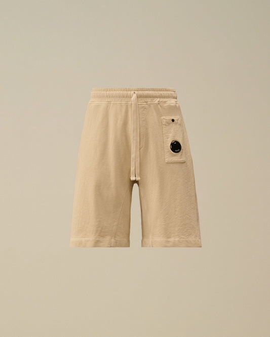 Malfilè Fleece Lens Sweatshorts, FROZEN DEW - WHITE