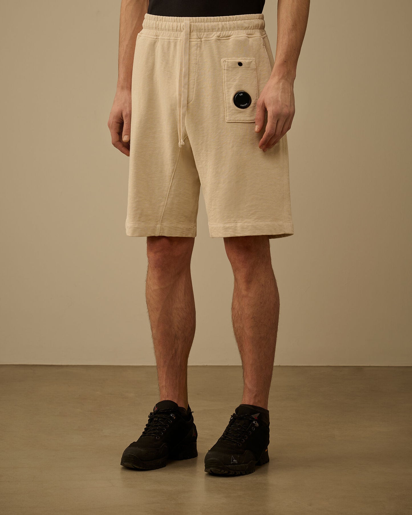 Malfilè Fleece Lens Sweatshorts, FROZEN DEW - WHITE
