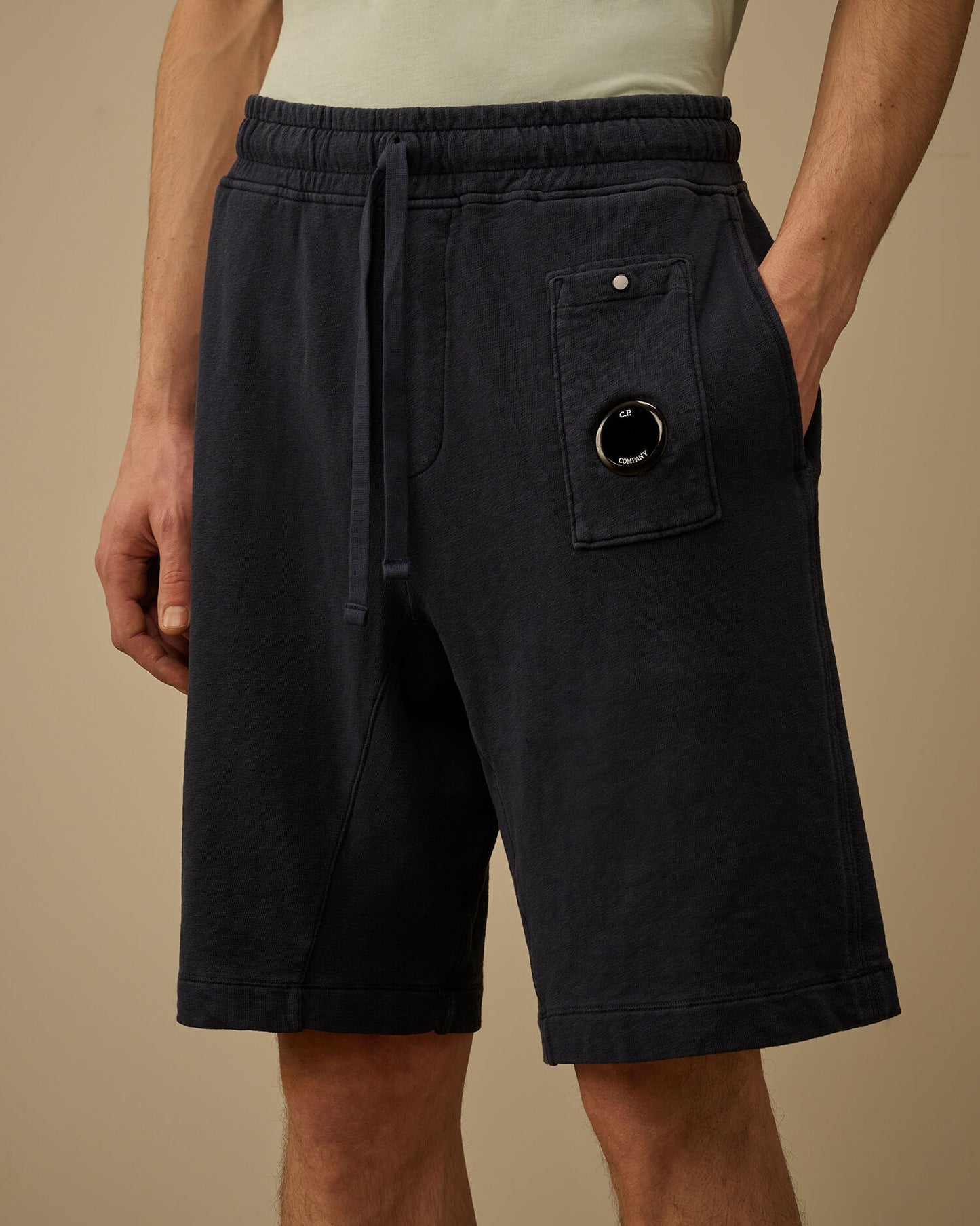 Malfilè Fleece Lens Sweatshorts, MIDNIGHT NAVY - BLUE