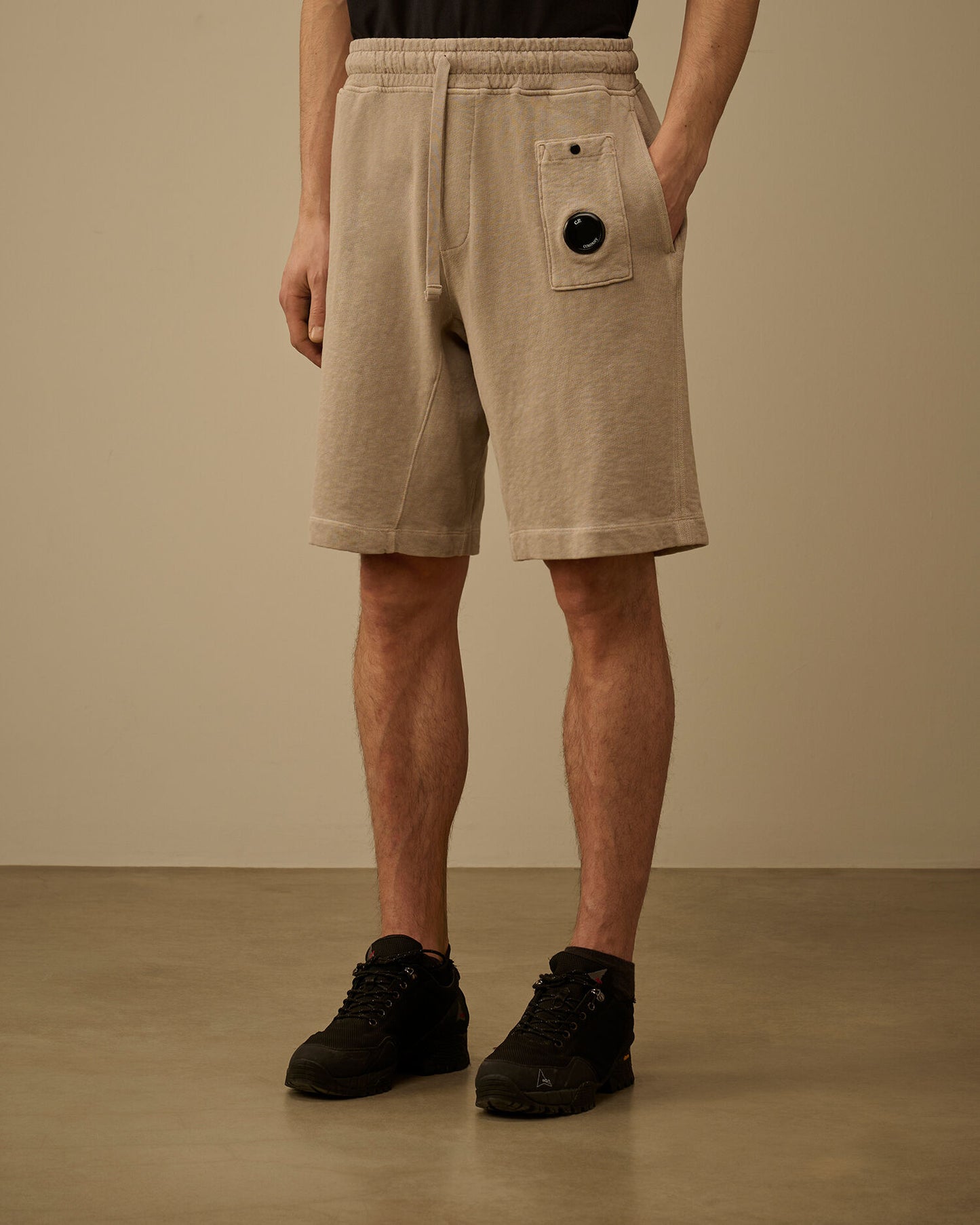Malfilè Fleece Lens Sweatshorts, DOVE - GREY
