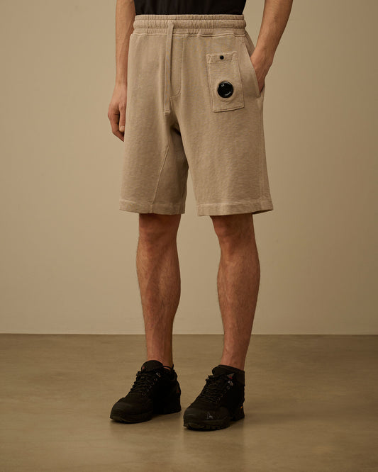 Malfilè Fleece Lens Sweatshorts, DOVE - GREY
