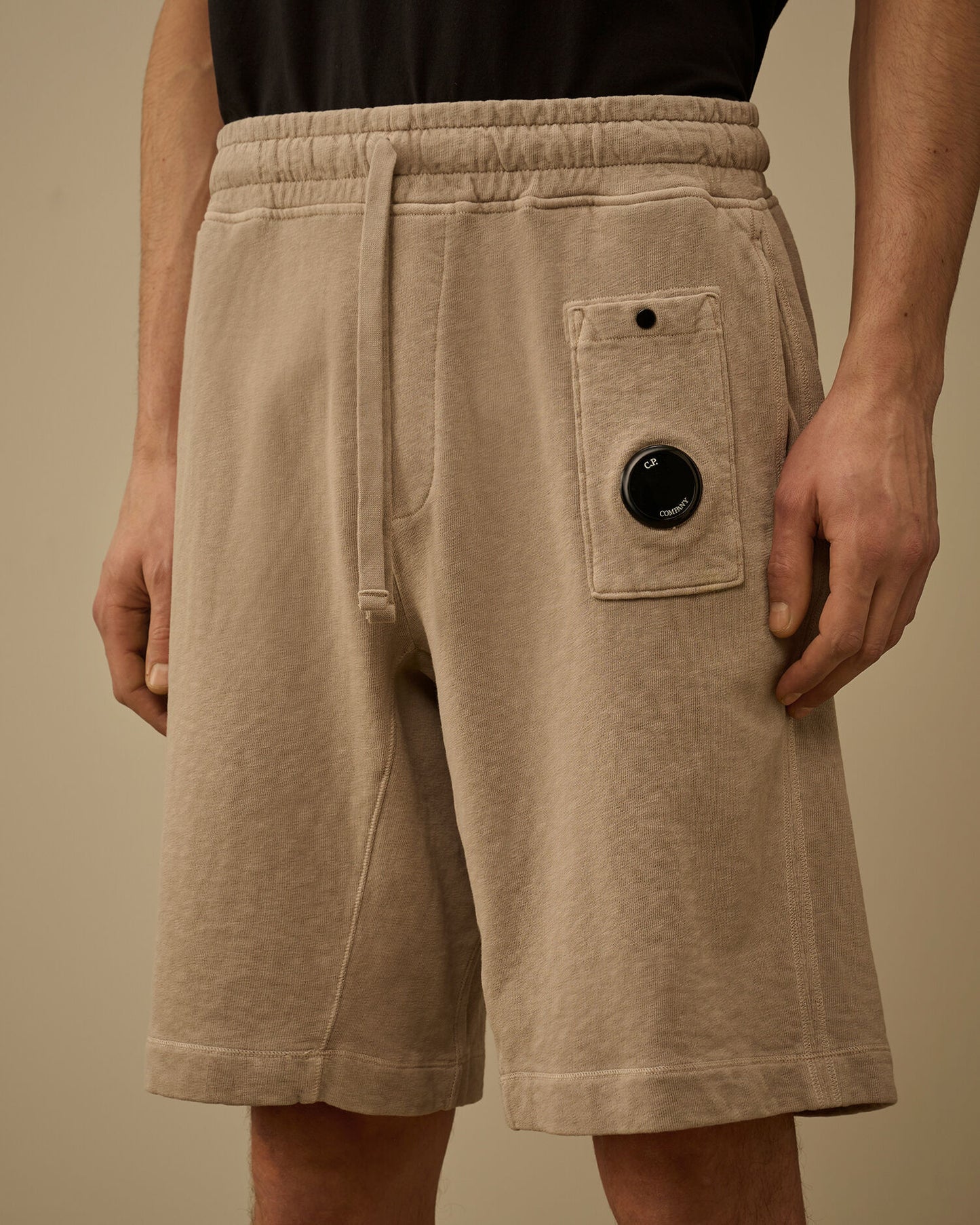 Malfilè Fleece Lens Sweatshorts, DOVE - GREY