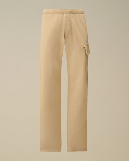 Diagonal Raised Fleece Cargo Sweatpants, FROZEN DEW - WHITE