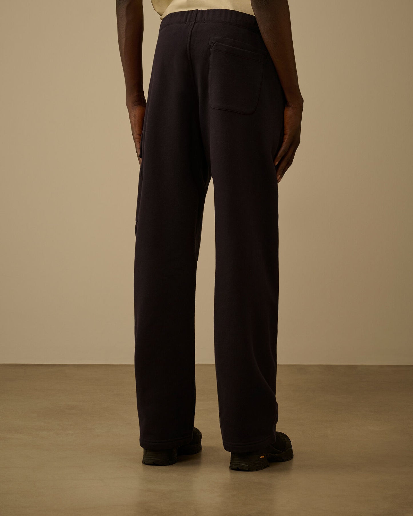 Diagonal Raised Fleece Cargo Sweatpants, TOTAL ECLIPSE - BLUE