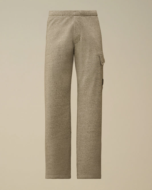 Diagonal Raised Fleece Cargo Sweatpants, GREYSTONE MELANGE