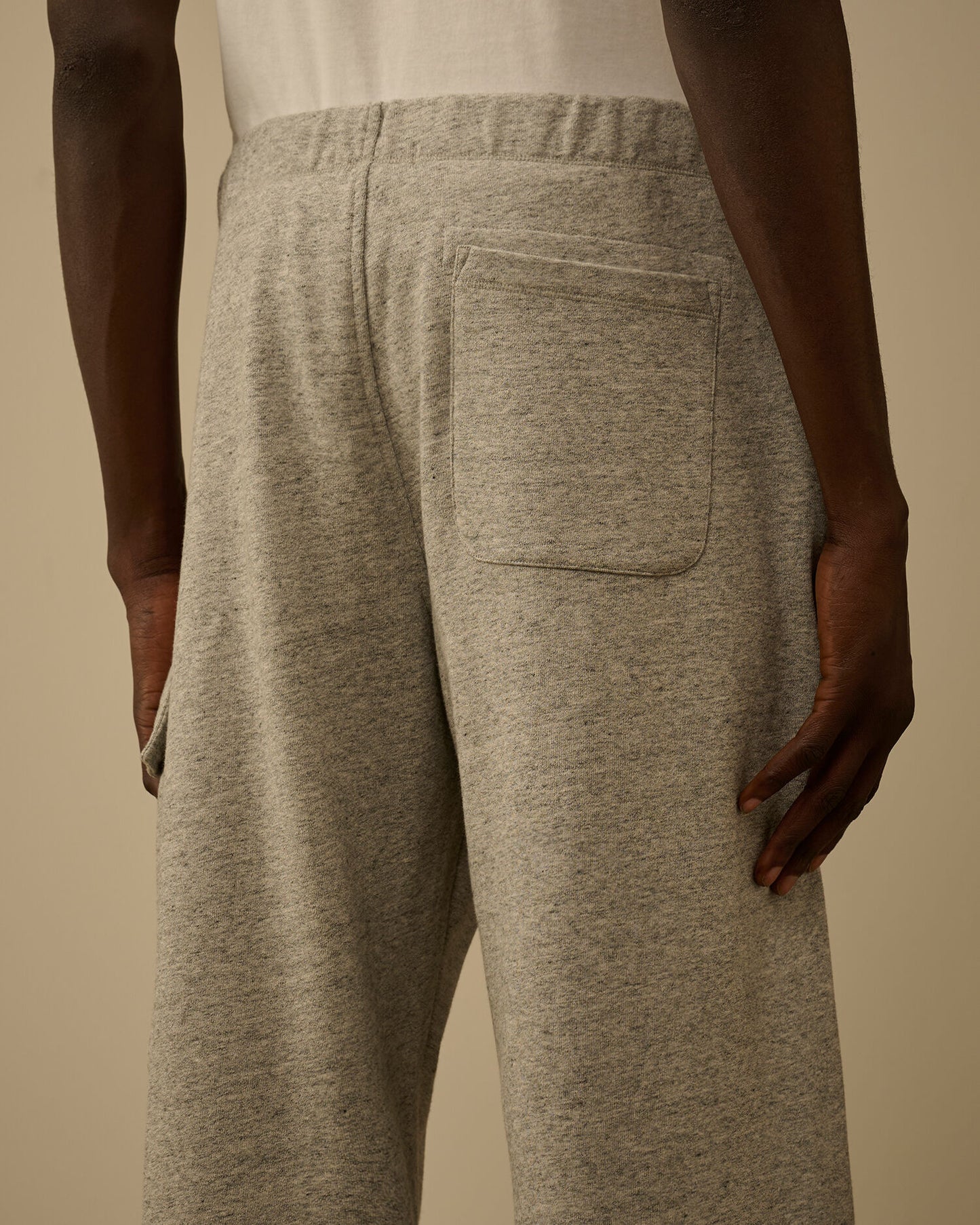 Diagonal Raised Fleece Cargo Sweatpants, GREYSTONE MELANGE