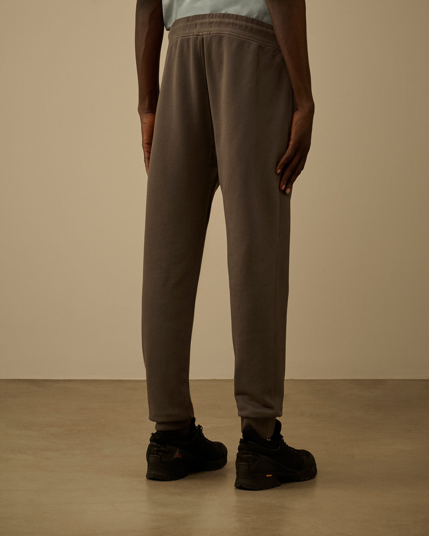 Cotton Diagonal Fleece Cargo Lens Sweatpants, GUNMETAL - GREY
