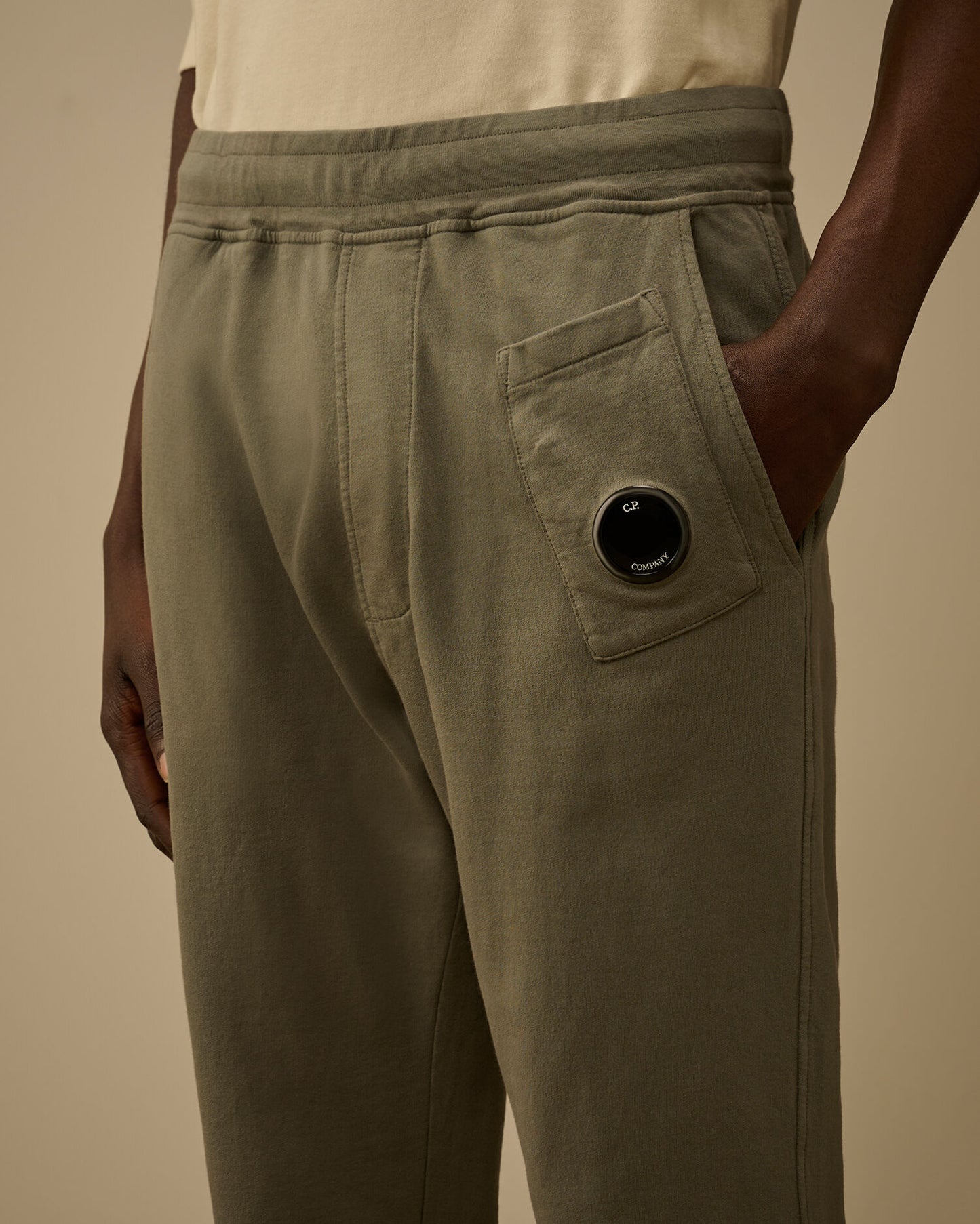 Light Fleece Lens Sweatpants, GUNMETAL - GREY