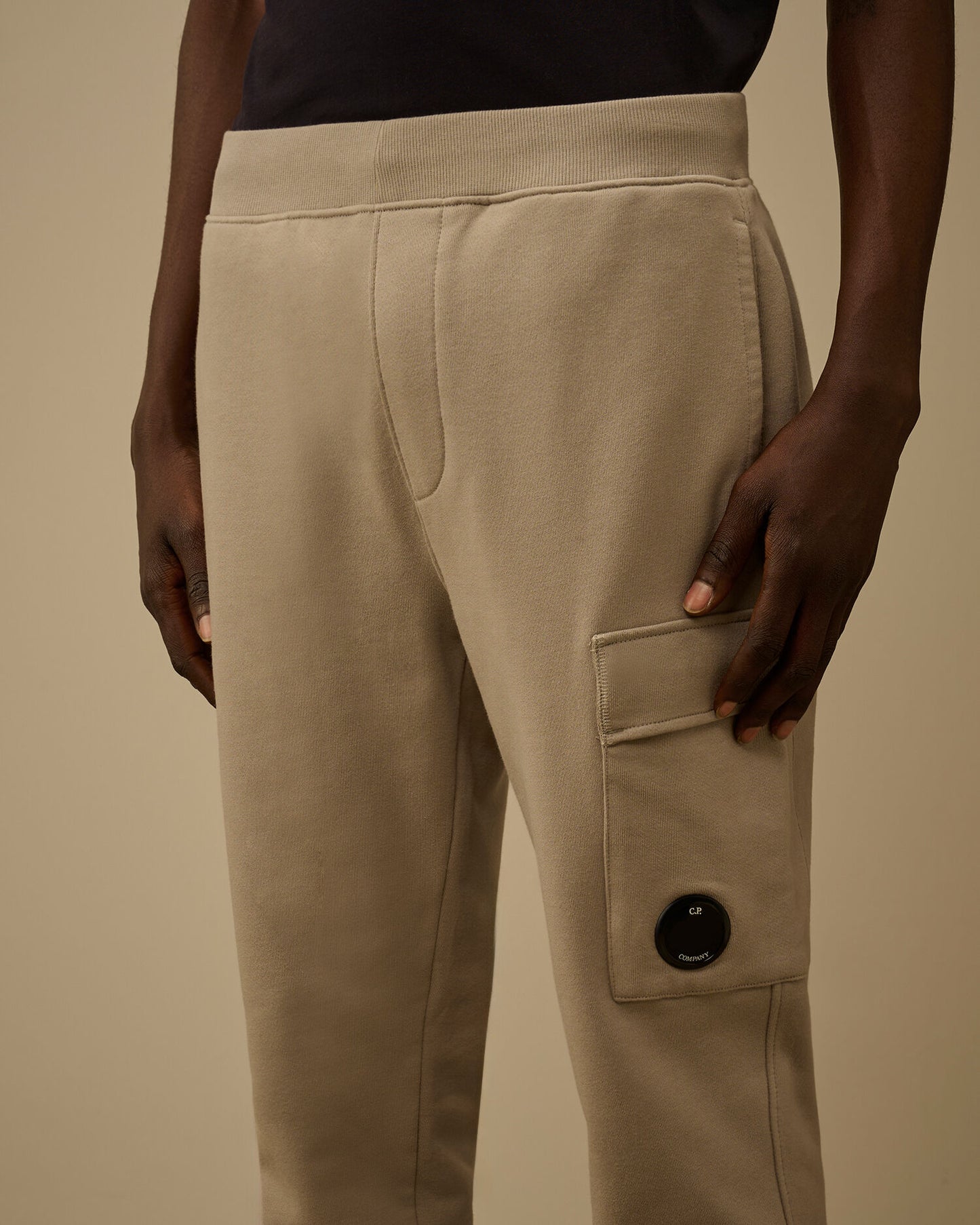Diagonal Raised Fleece Cargo Lens Sweatpants, DOVE - GREY