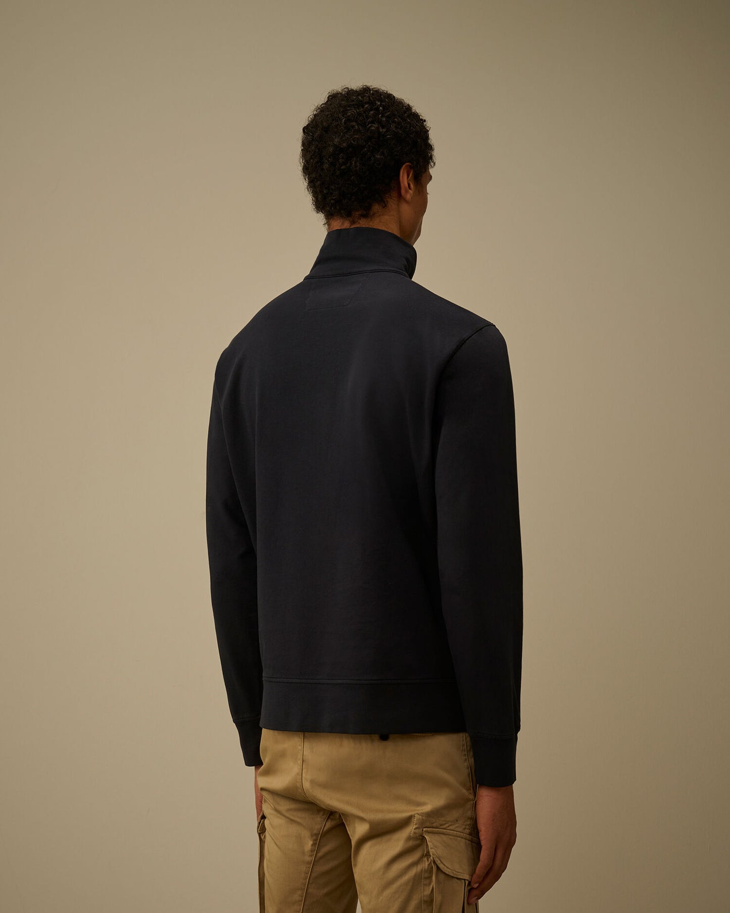 Light Fleece Half Zip Lens Sweatshirt, TOTAL ECLIPSE - BLUE