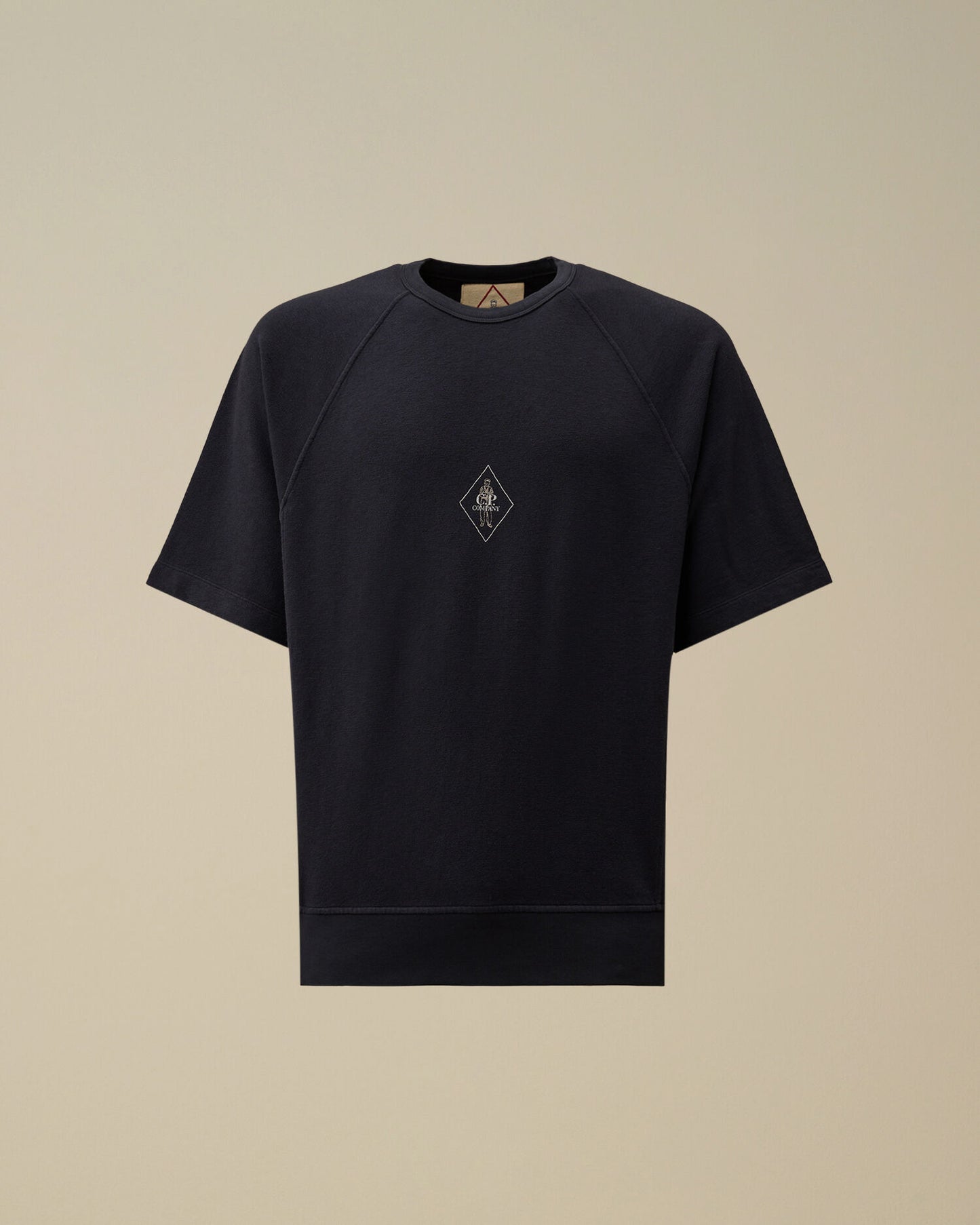 Malfilè Fleece Short Sleeve Sweatshirt, MIDNIGHT NAVY - BLUE