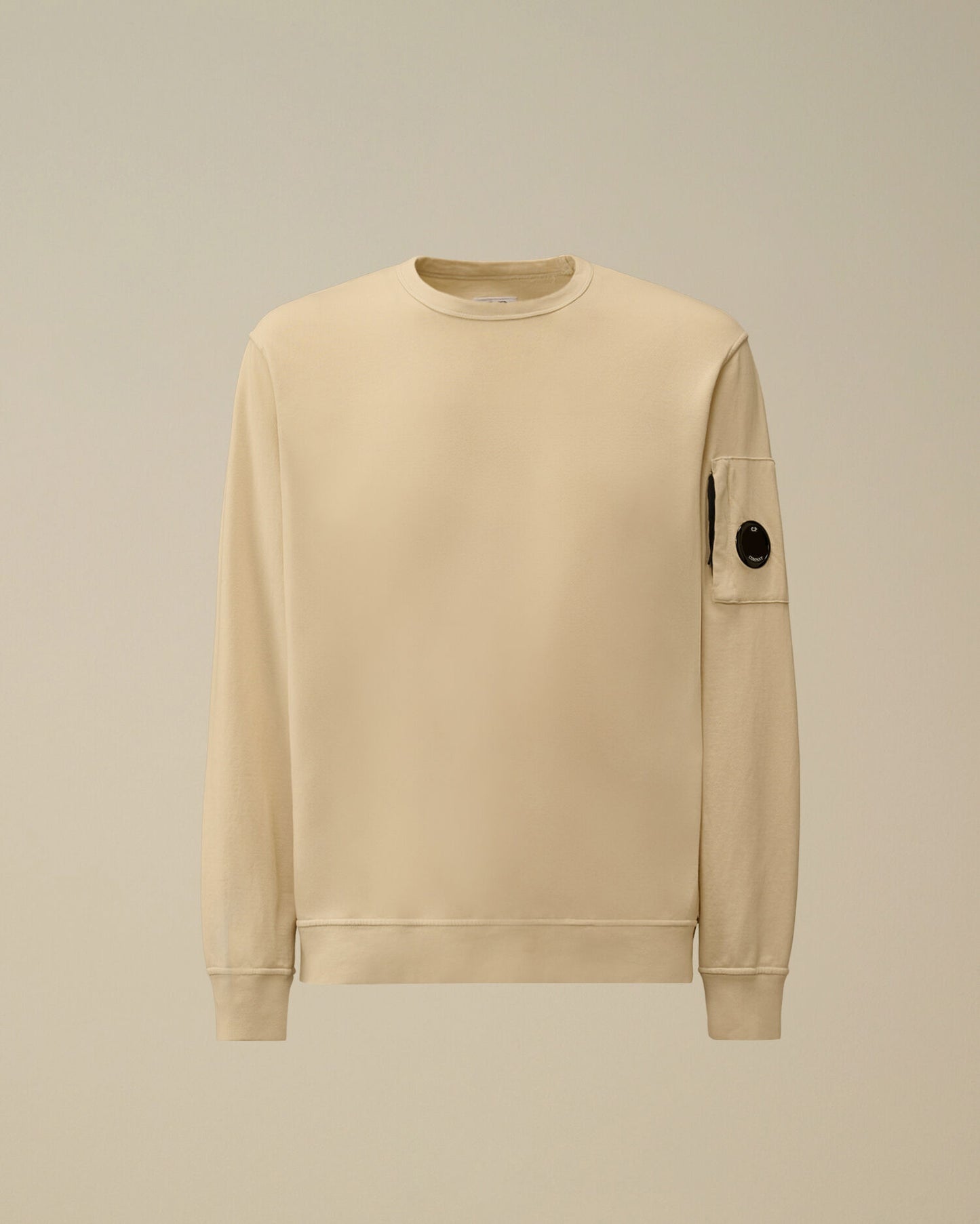 Light Fleece Crewneck Sweatshirt, FROZEN DEW - WHITE