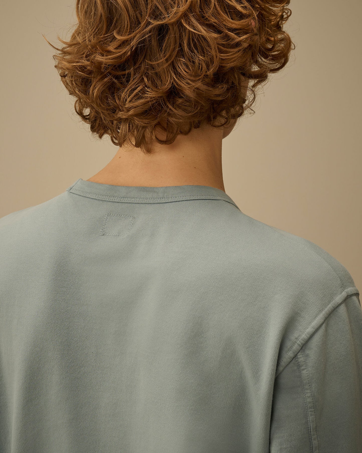 Light Fleece Crewneck Sweatshirt, SILVER BLUE