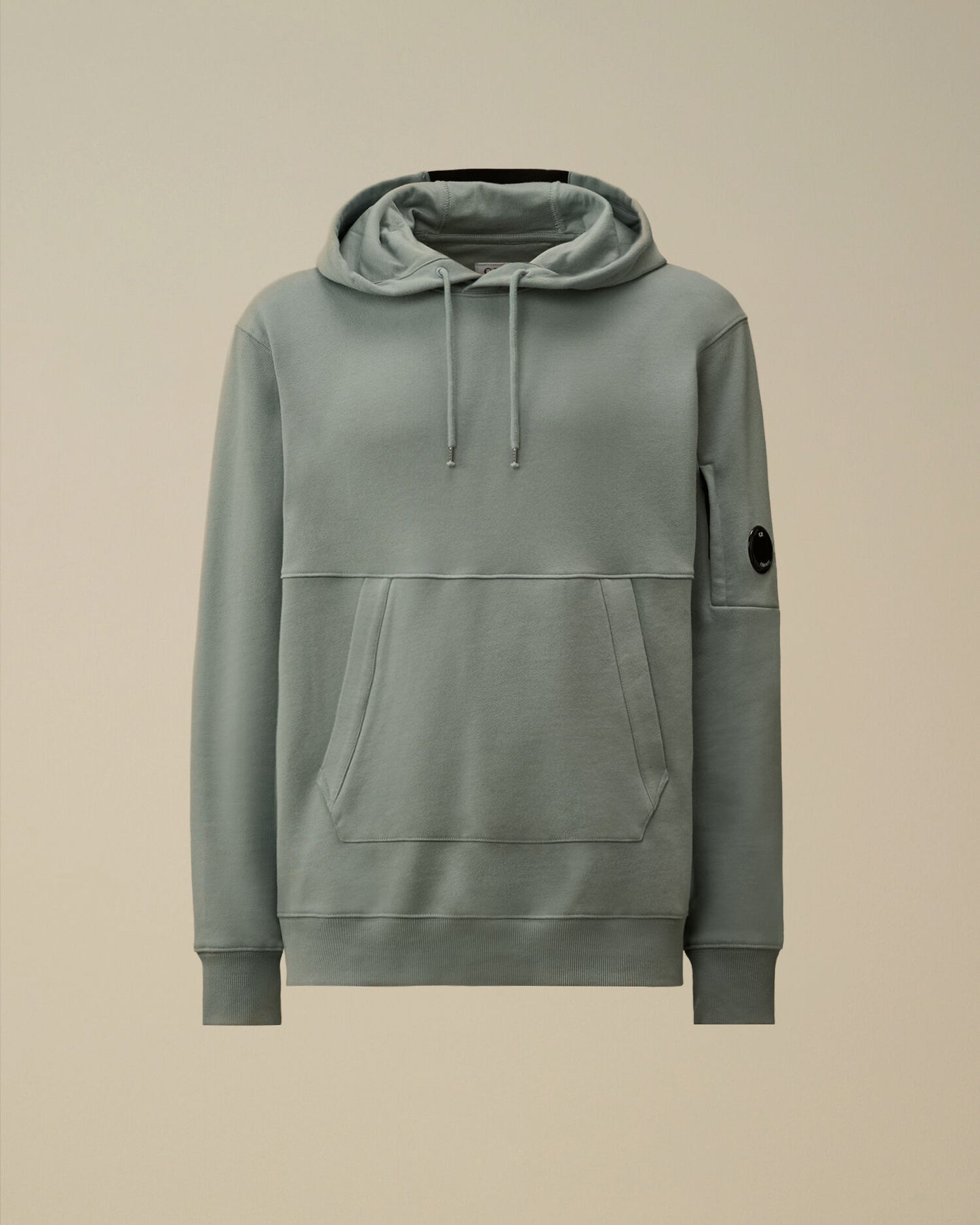 Diagonal Raised Fleece Hooded Lens Sweatshirt, SILVER BLUE