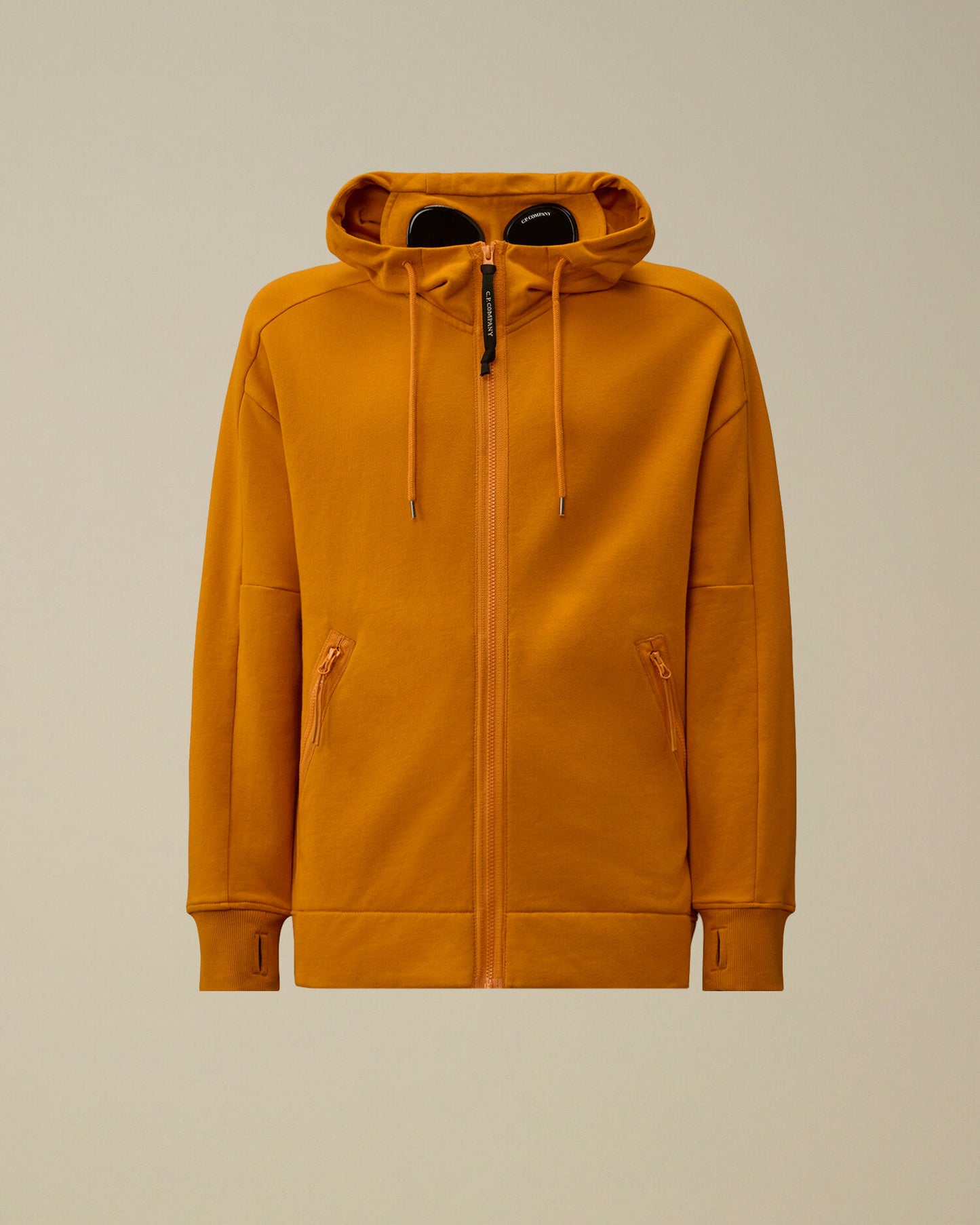 Diagonal Raised Fleece Goggle Sweatshirt, DESERT SUN - ORANGE