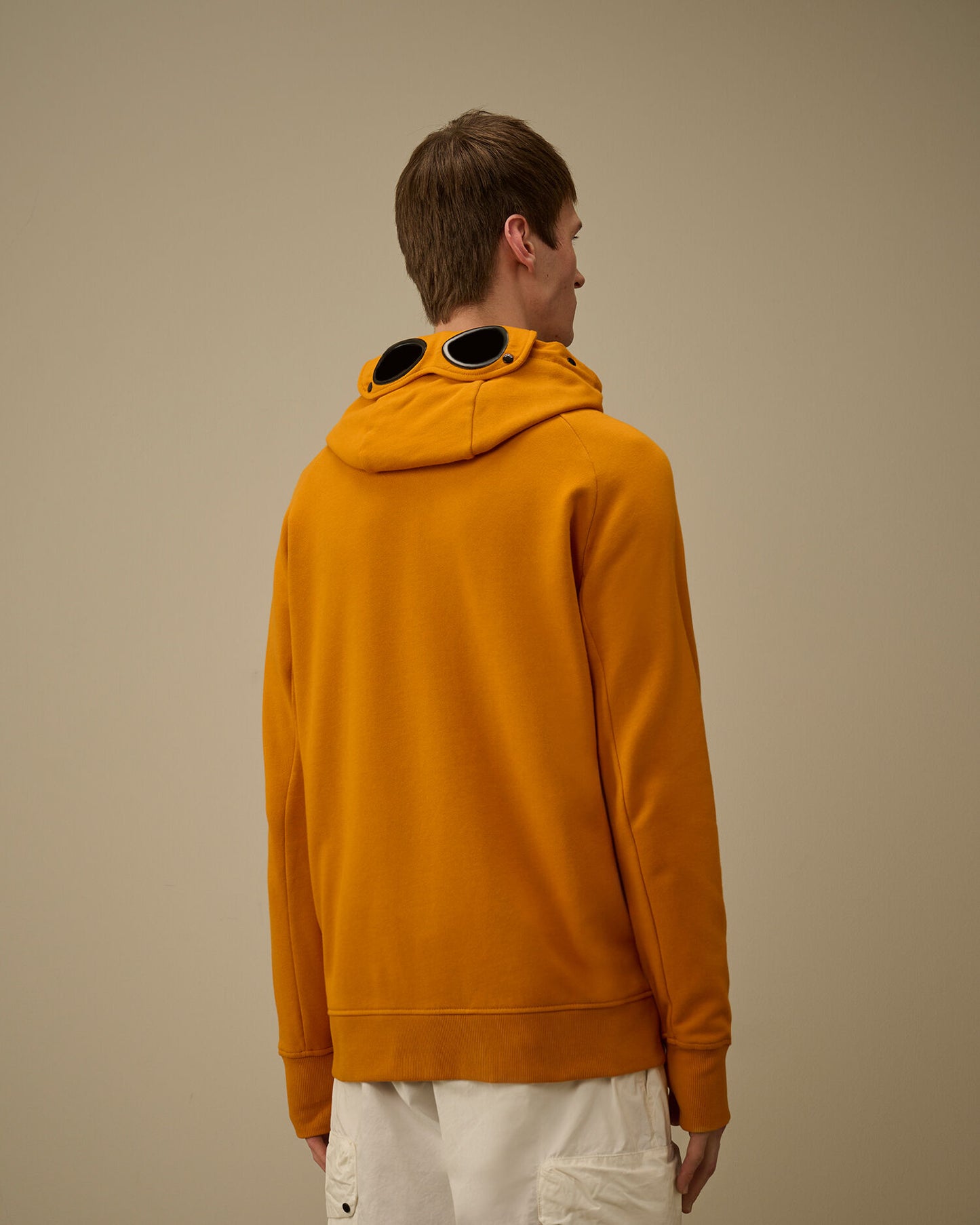 Diagonal Raised Fleece Goggle Sweatshirt, DESERT SUN - ORANGE
