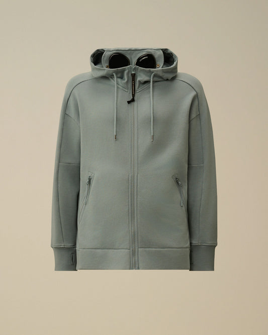 Diagonal Raised Fleece Goggle Sweatshirt, SILVER BLUE