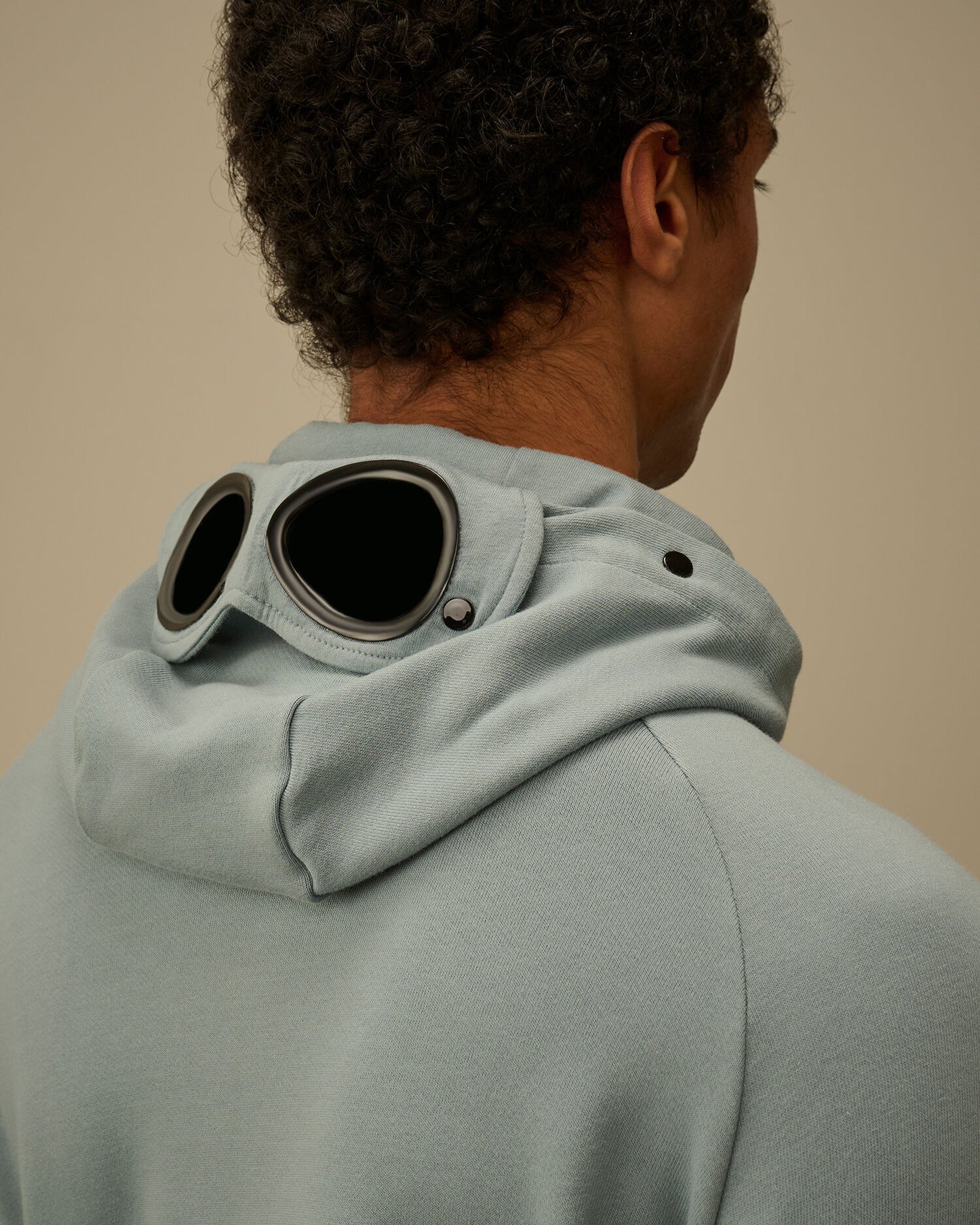 Diagonal Raised Fleece Goggle Sweatshirt, SILVER BLUE