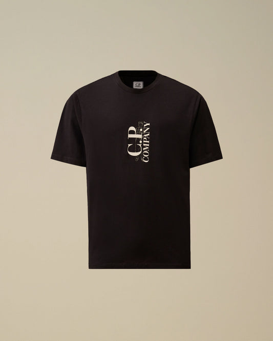 30/1 Jersey Short Sleeve Printed T-Shirt, TOTAL ECLIPSE - BLUE