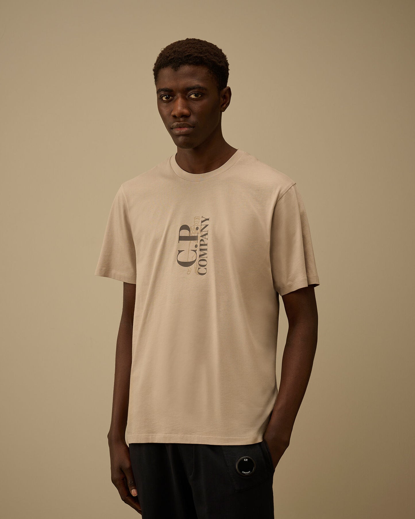 30/1 Jersey Short Sleeve Printed T-Shirt, DOVE - GREY
