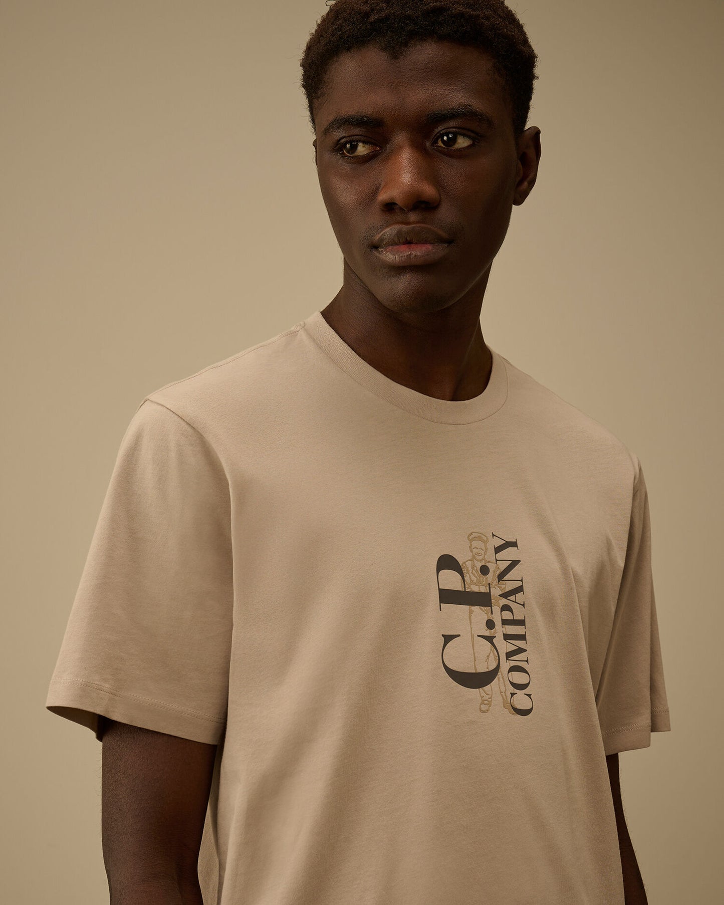 30/1 Jersey Short Sleeve Printed T-Shirt, DOVE - GREY