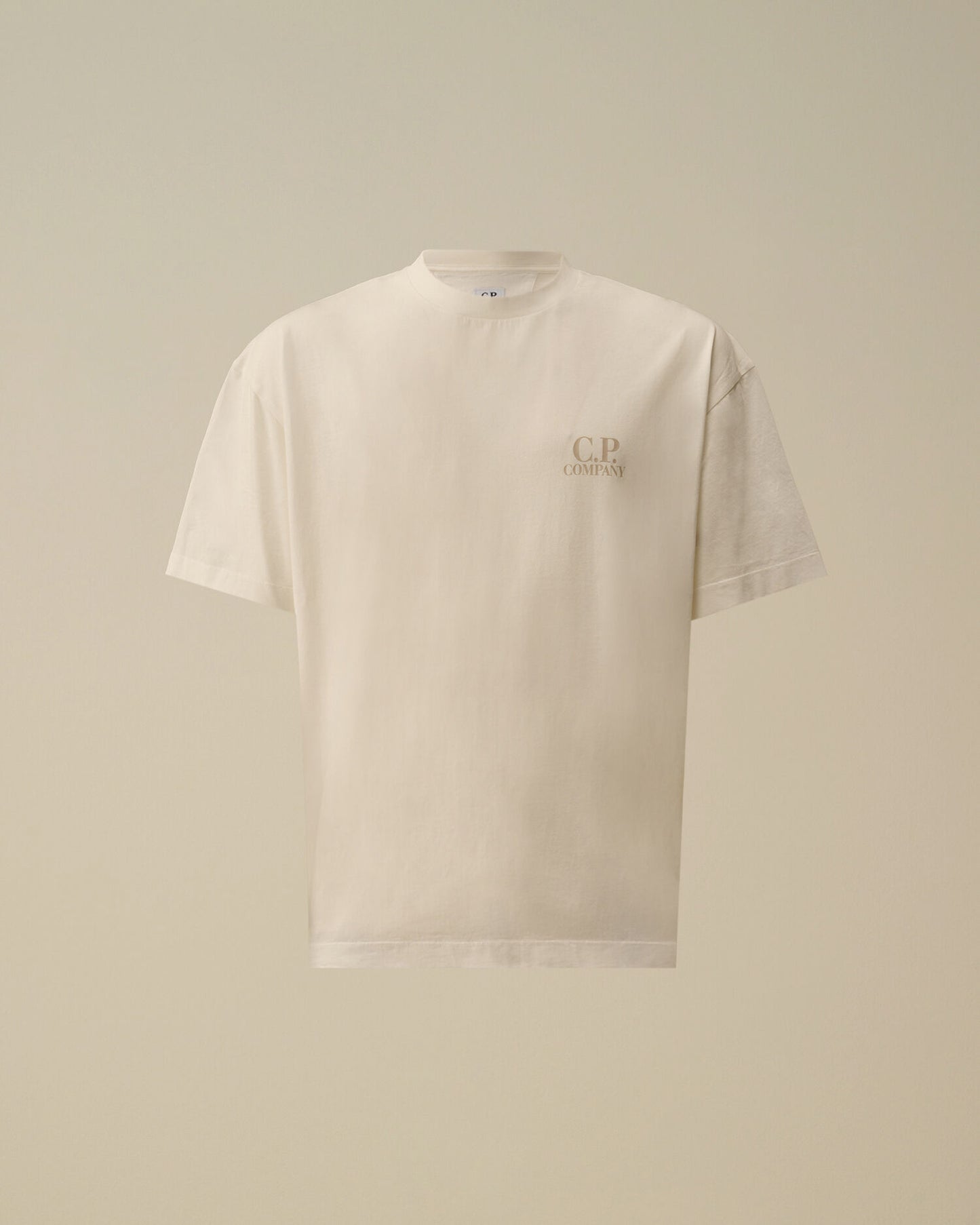 30/1 Jersey Short Sleeve Printed Graphics T-Shirt, GAUZE WHITE