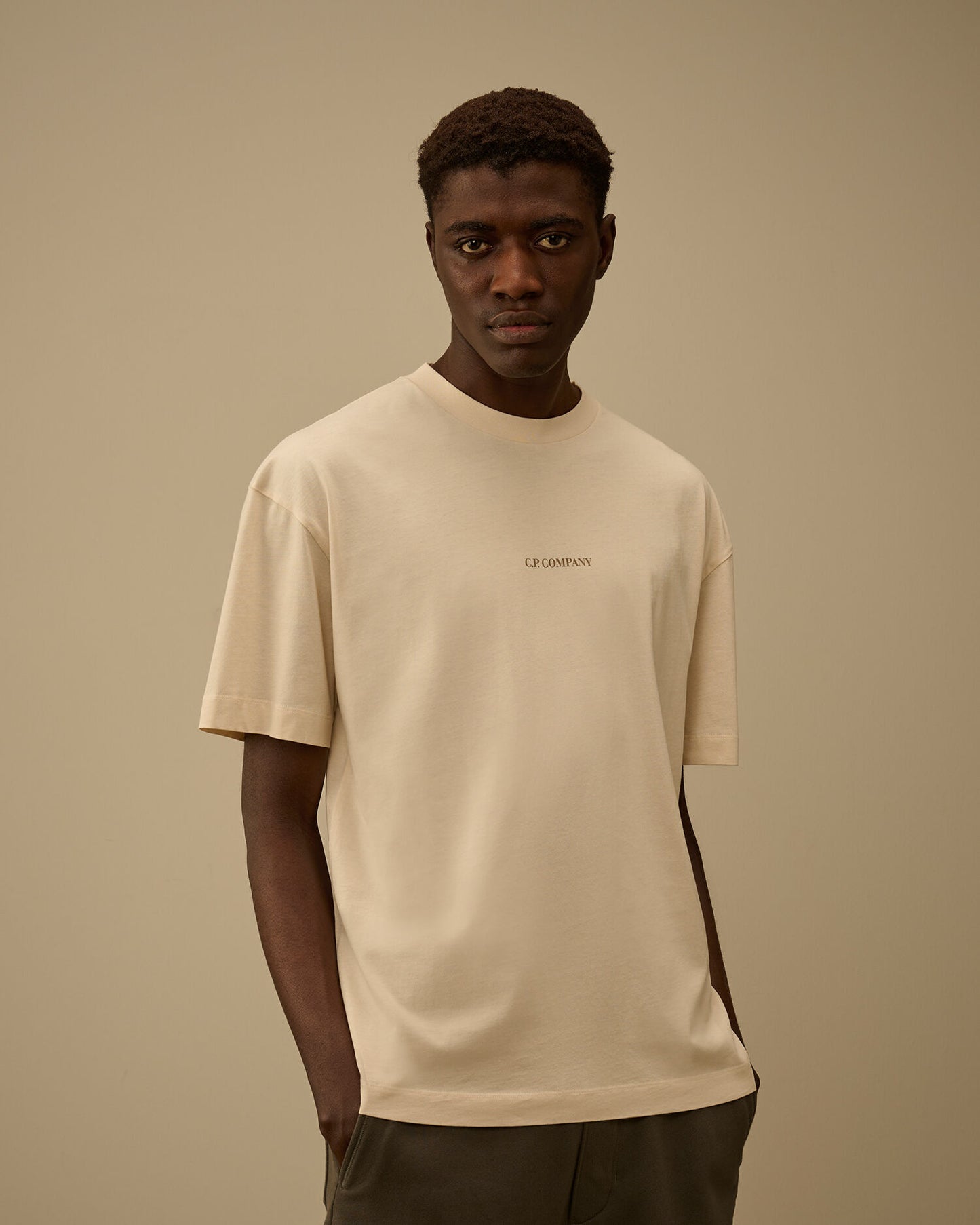 30/1 Jersey Short Sleeve Logo T-Shirt, FROZEN DEW - WHITE