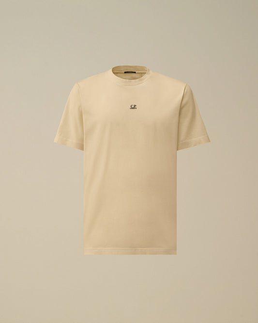Mercerized Jersey 70/2 Gasato Short Sleeve T-Shirt, FROZEN DEW - WHITE