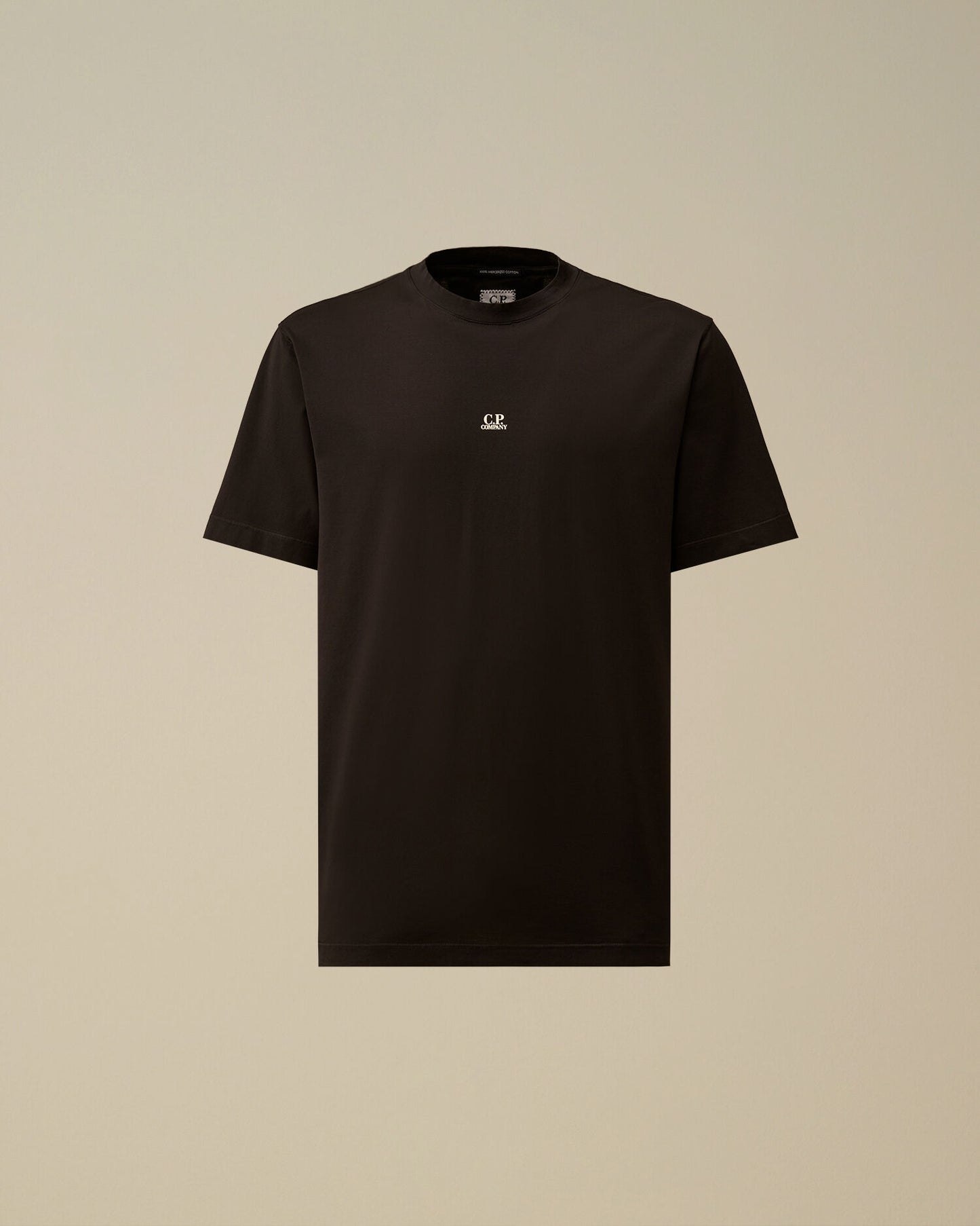 Mercerized Jersey 70/2 Gasato Short Sleeve T-Shirt, BLACK