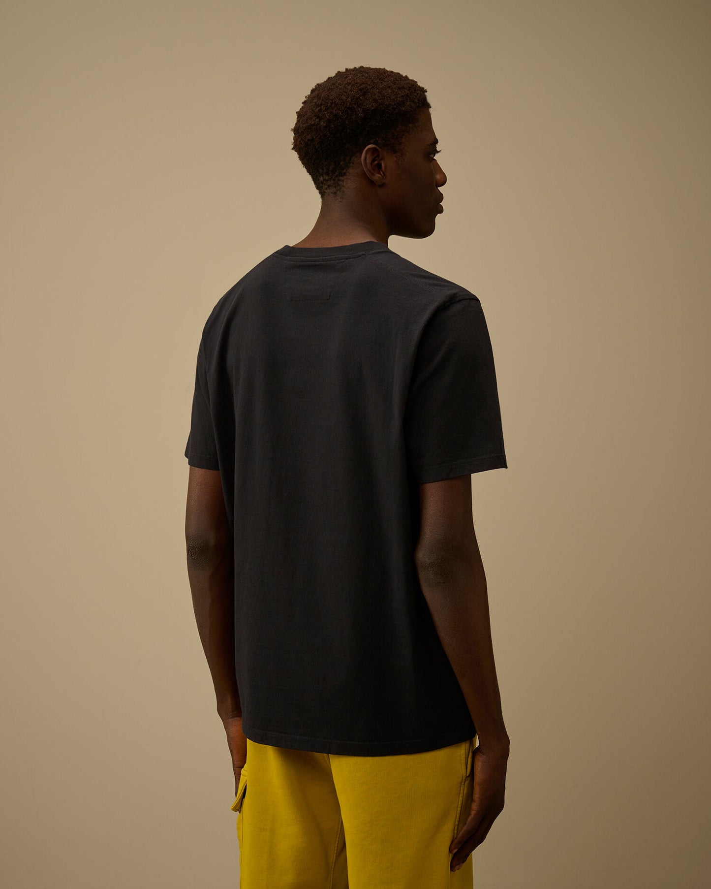 30/1 Jersey Short Sleeve Faded Logo T-Shirt, TOTAL ECLIPSE - BLUE