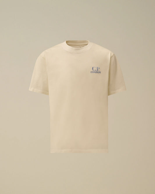 30/1 Jersey Comfort Logo T-Shirt, GAUZE WHITE