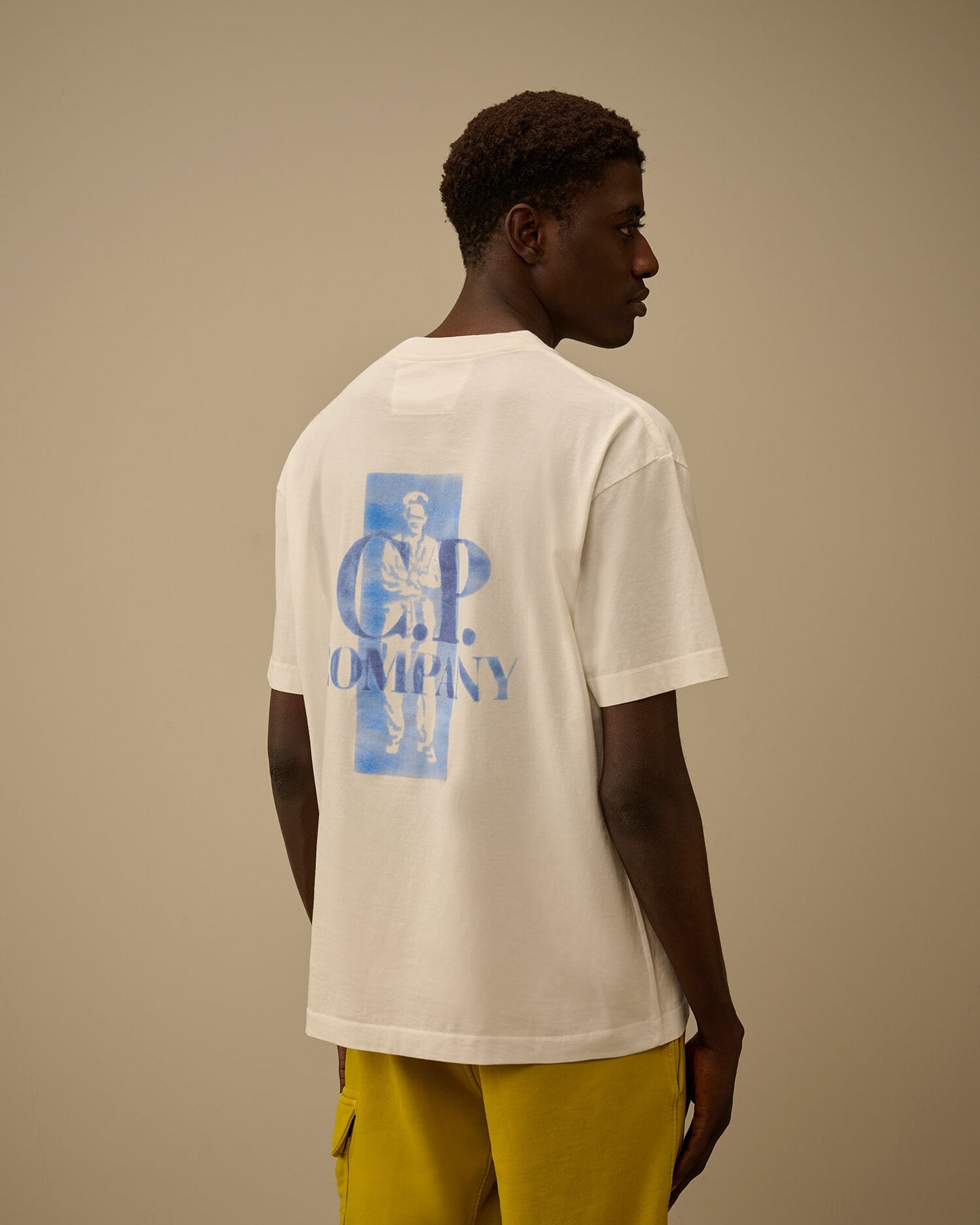 30/1 Jersey Comfort Logo T-Shirt, GAUZE WHITE